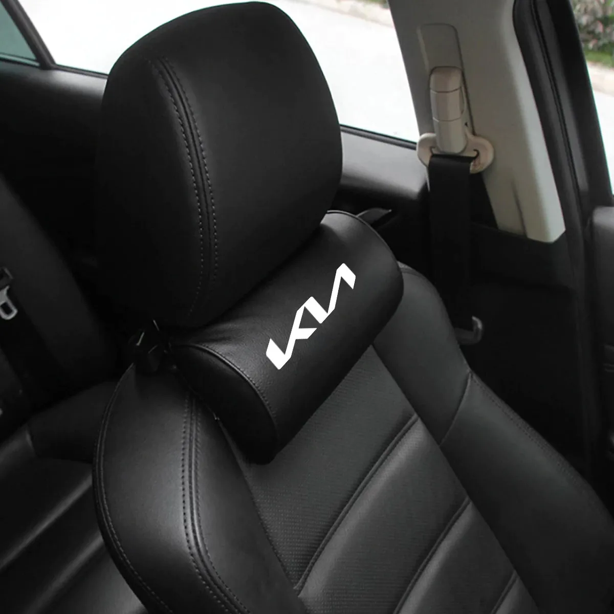 Custom Logo Neck Pillow, Fit with Car Seat Headrest Neck Rest Cushion for Driving Seat Auto Head Rest Neck Support