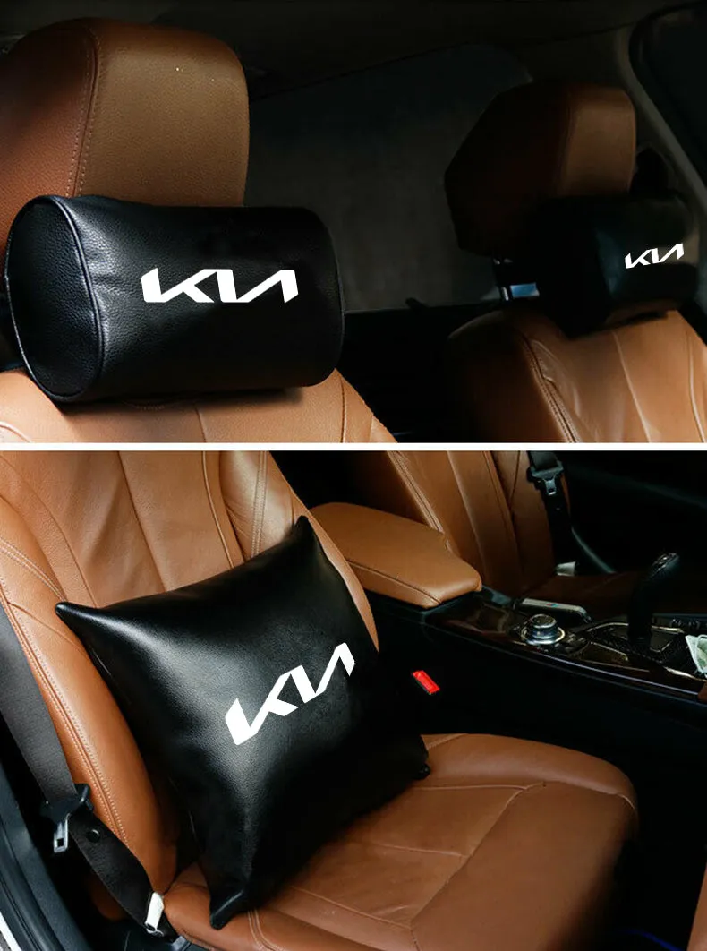 Custom Logo Neck Pillow, Fit with Car Seat Headrest Neck Rest Cushion for Driving Seat Auto Head Rest Neck Support