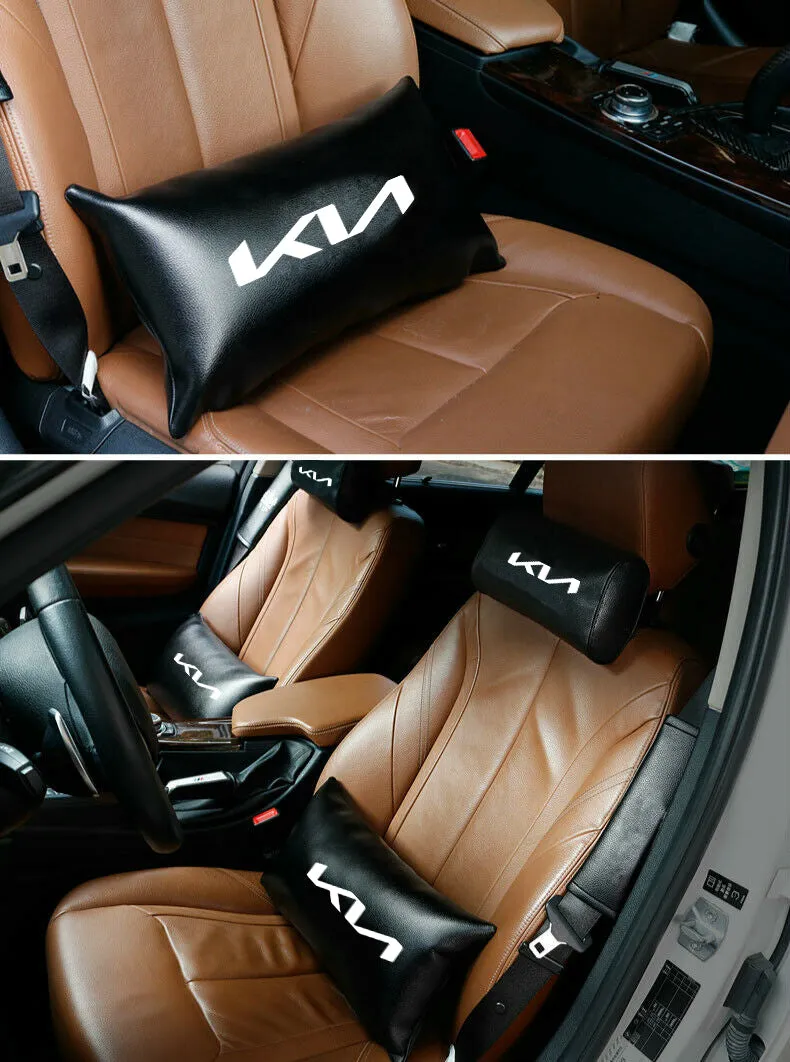 Custom Logo Neck Pillow, Fit with Car Seat Headrest Neck Rest Cushion for Driving Seat Auto Head Rest Neck Support