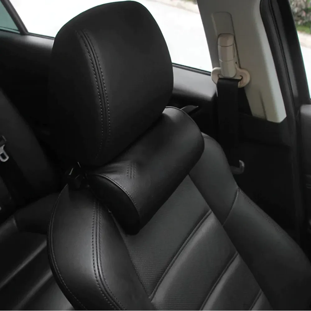 Custom Text For Neck Pillow, Compatible with All Cars, Car Seat Headrest Neck Rest Cushion for Driving Seat Auto Head Rest Neck Support PF13986