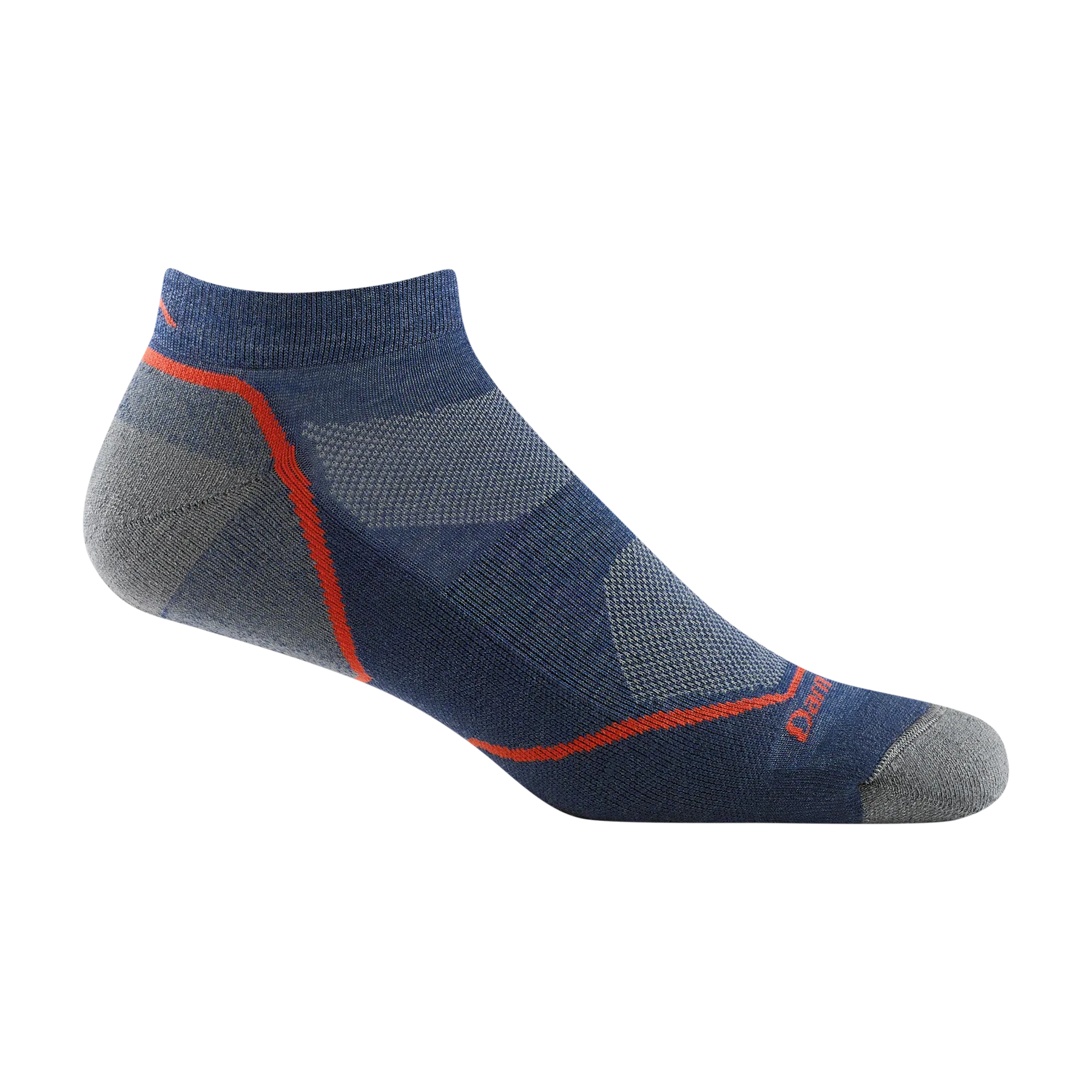 Darn Tough Men's Light Hiker No Show Lightweight Hiking Sock 1990 - Denim