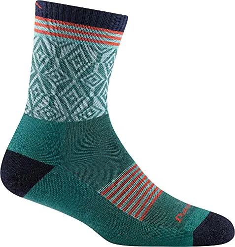 Darn Tough Womens 1977 Sobo Micro Crew Lightweight with Cushion Merino Wool Socks
