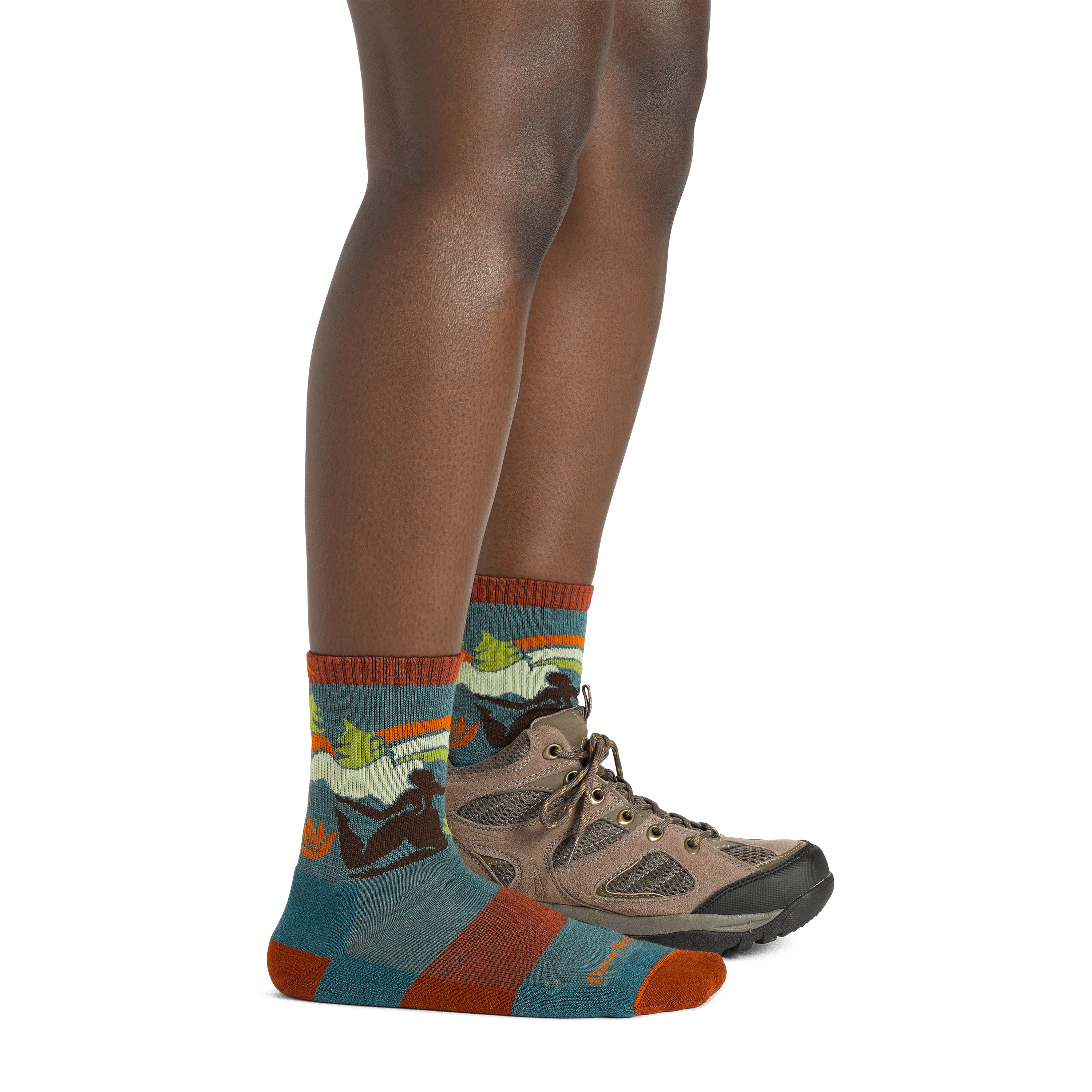 Darn Tough Womens Trailblazer Micro Crew Lightweight Hiking Socks