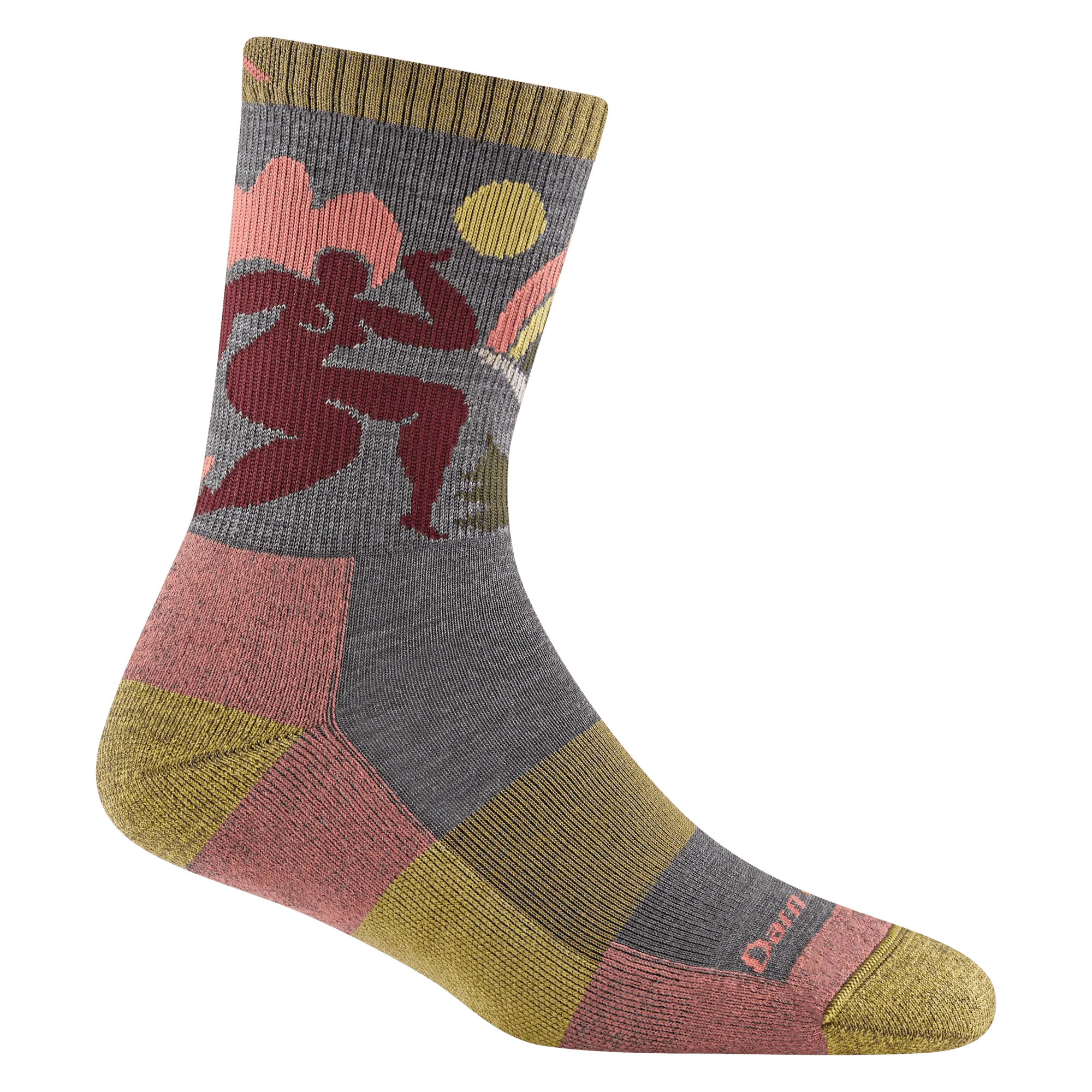 Darn Tough Womens Trailblazer Micro Crew Lightweight Hiking Socks