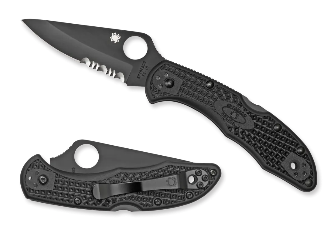 Delica® 4 FRN Black/Black Blade - CombinationEdge