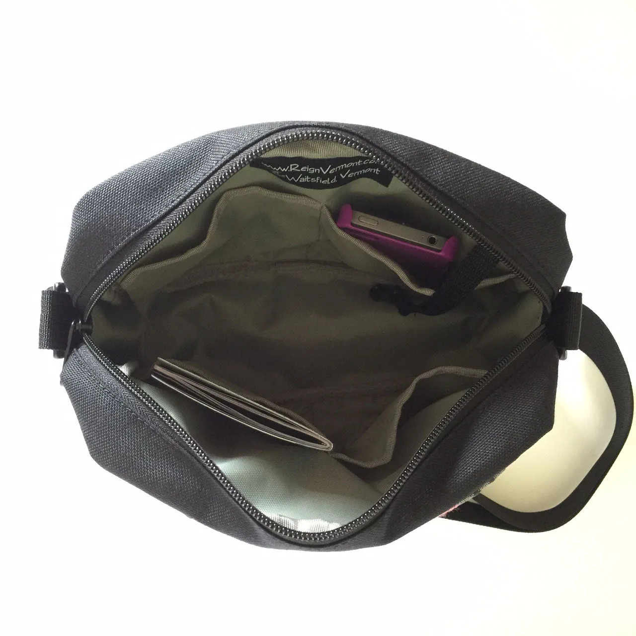 Derby Bag in Gray Wool