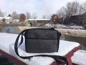 Derby Bag in Gray Wool
