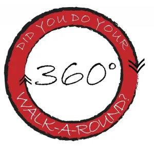 Did You Do Your 360 Walk Around Banner - #401409B