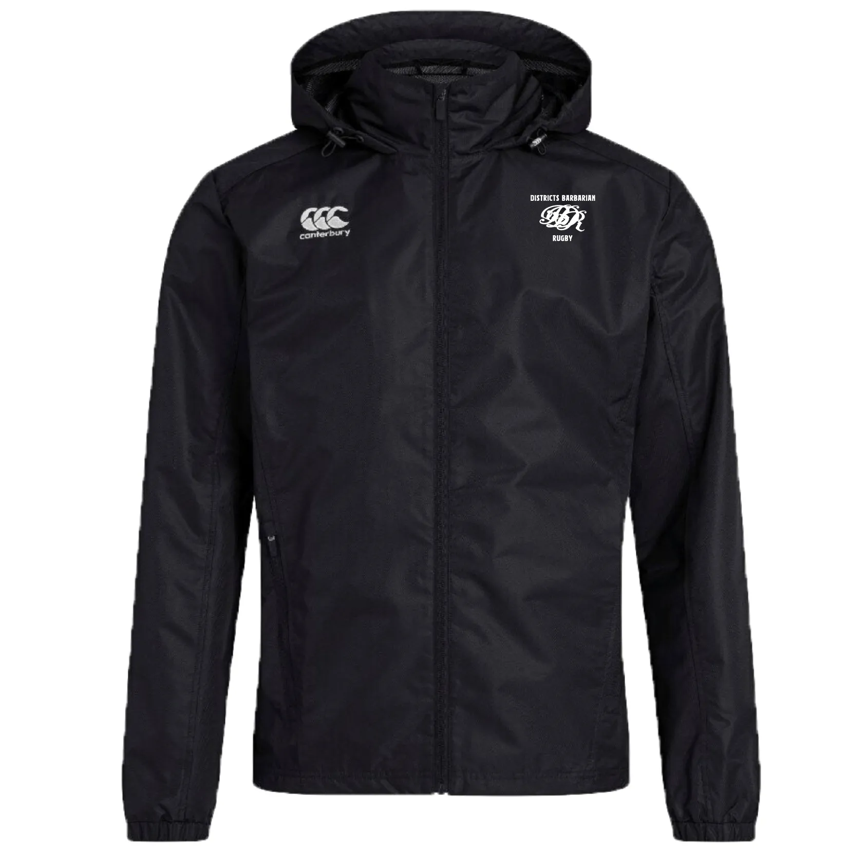 Districts Barbarian RFC Club Vaposhield Full Zip Rain Jacket by Canterbury