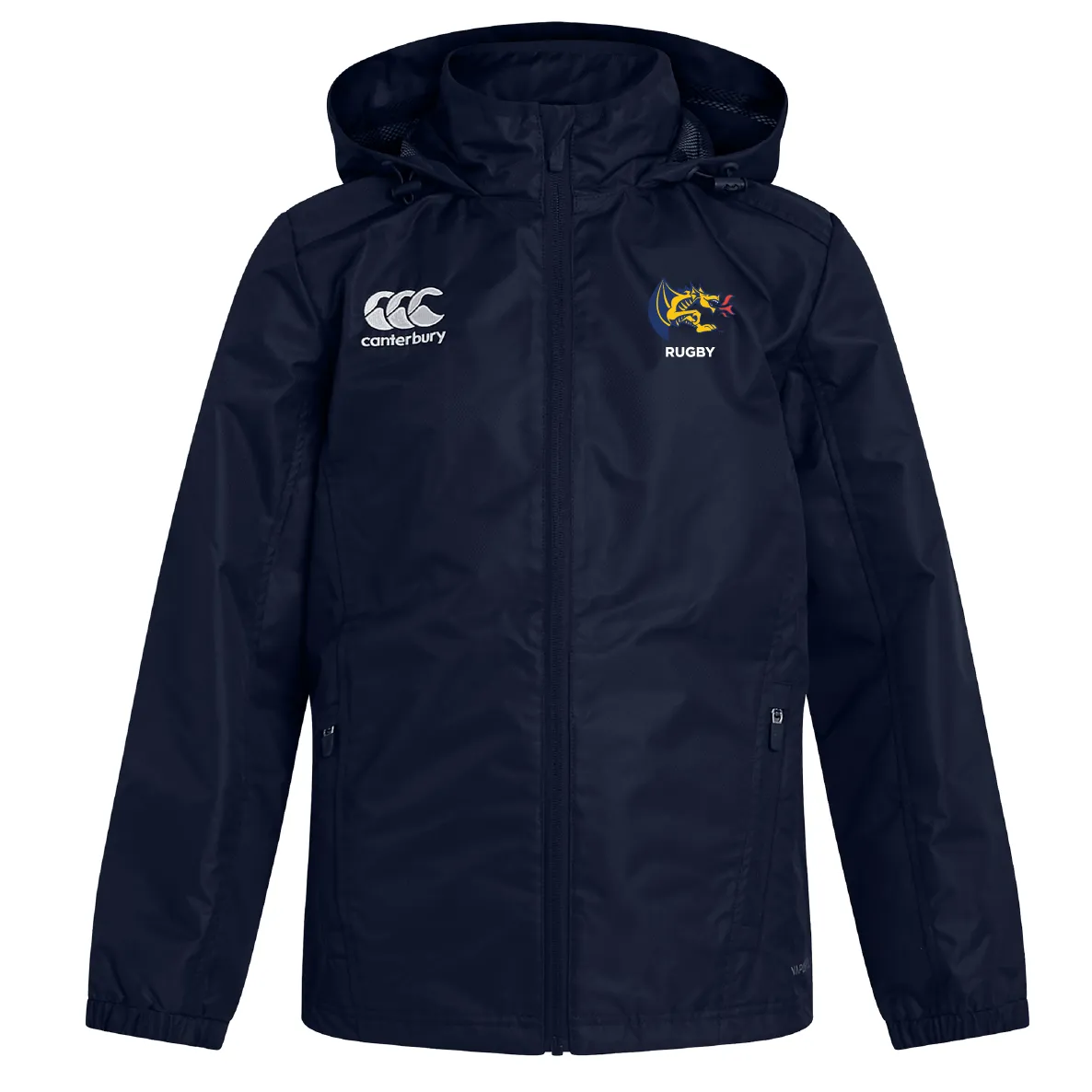 Drexel Rugby Club Vaposhield Full Zip Rain Jacket by Canterbury