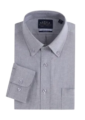 Eagle Stretch Neck Solid Oxford Shirt