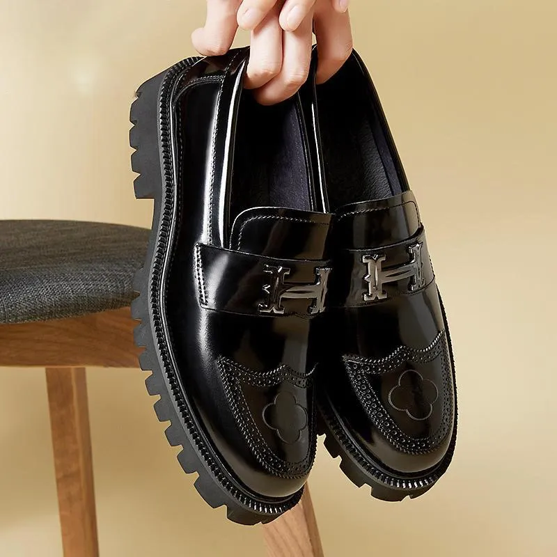 Eden™ | Stylish Metal Chunky Loafers