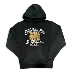 Everything Else is Regular Tiger Hoodie (Black)