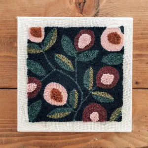 Fall Floral & Vines Square Punch Needle Kit