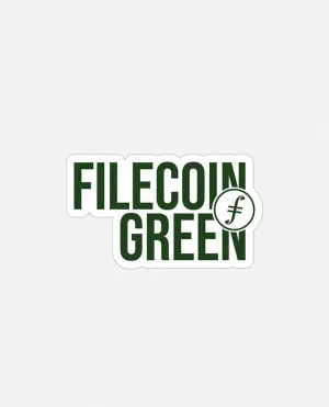 Filecoin Green Sticker