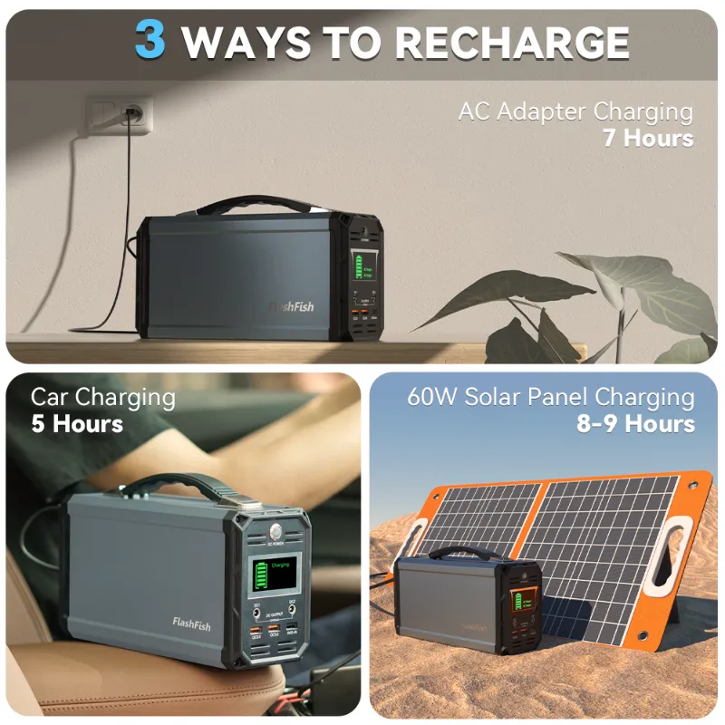 FlashFish G300 Portable Power Station | 300W 222Wh