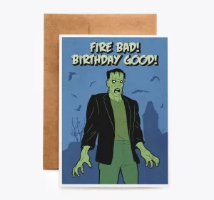 Frankenstein's Monster Birthday Card