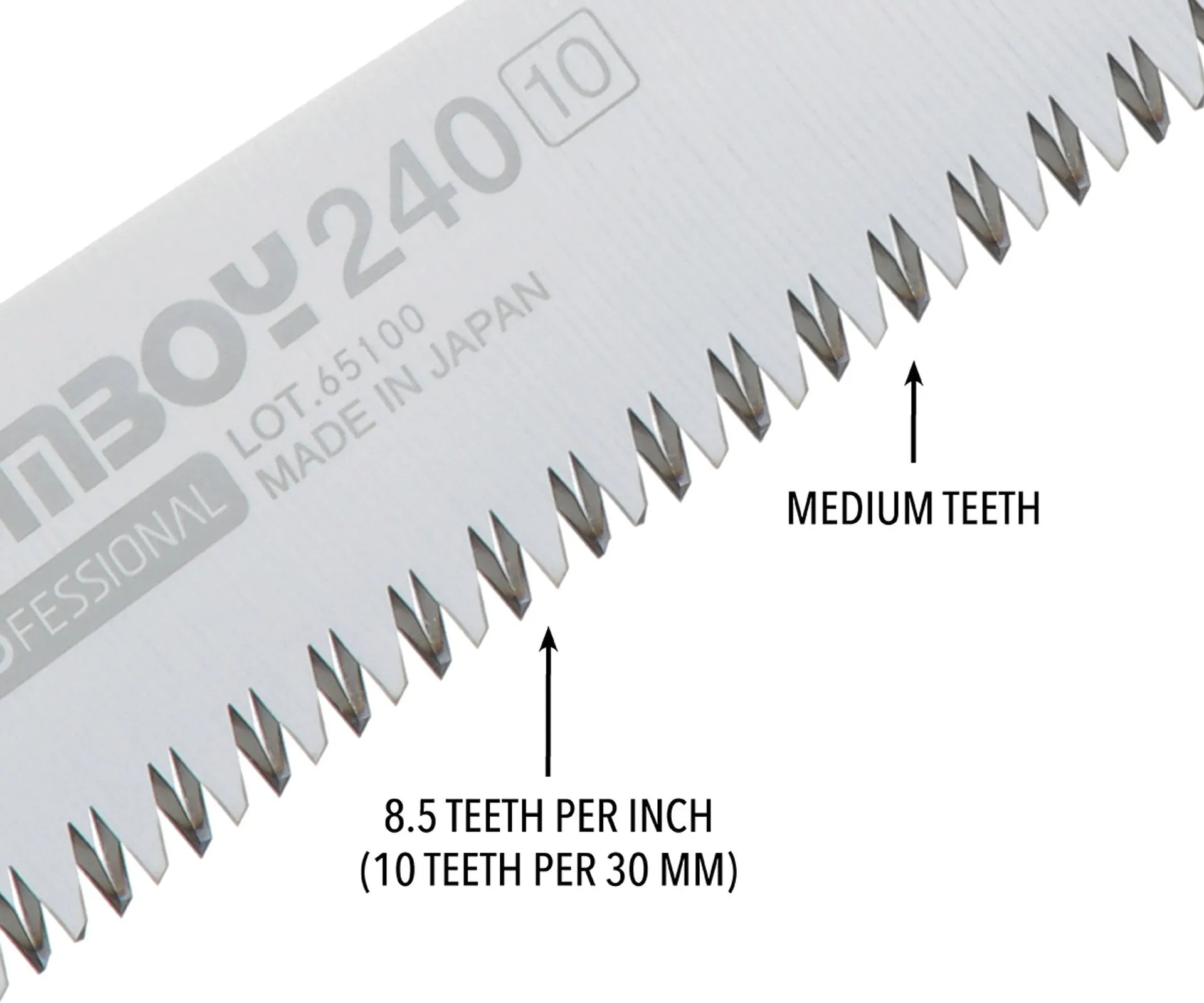 GOMBOY 240 mm Folding Saw - Medium Teeth