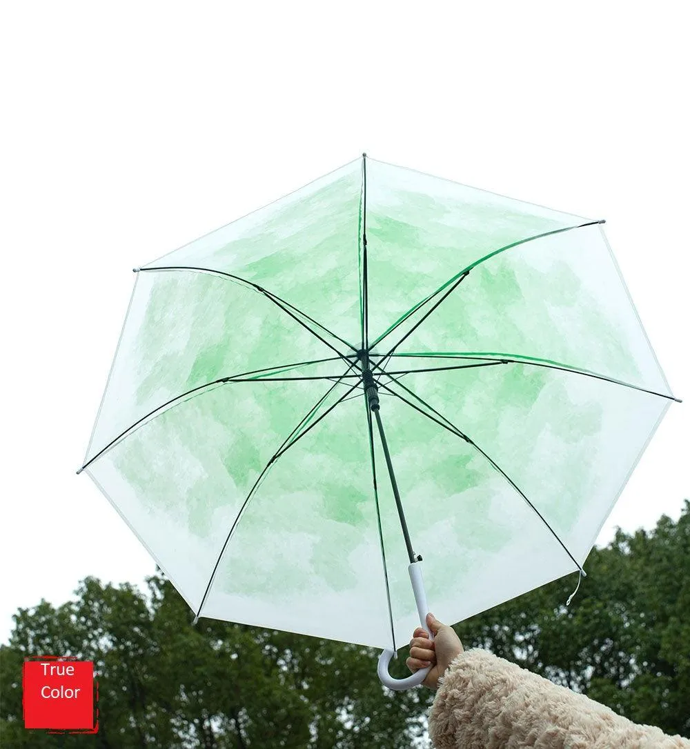 Gradient Transparent Umbrella