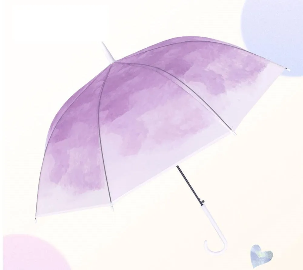 Gradient Transparent Umbrella