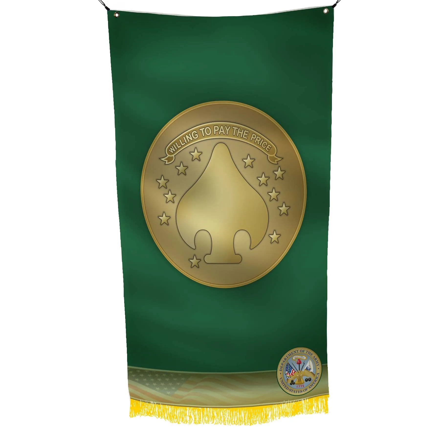 Green Berets ODA 1st Special Forces 12th Special Forces Group US Army Flag Banner