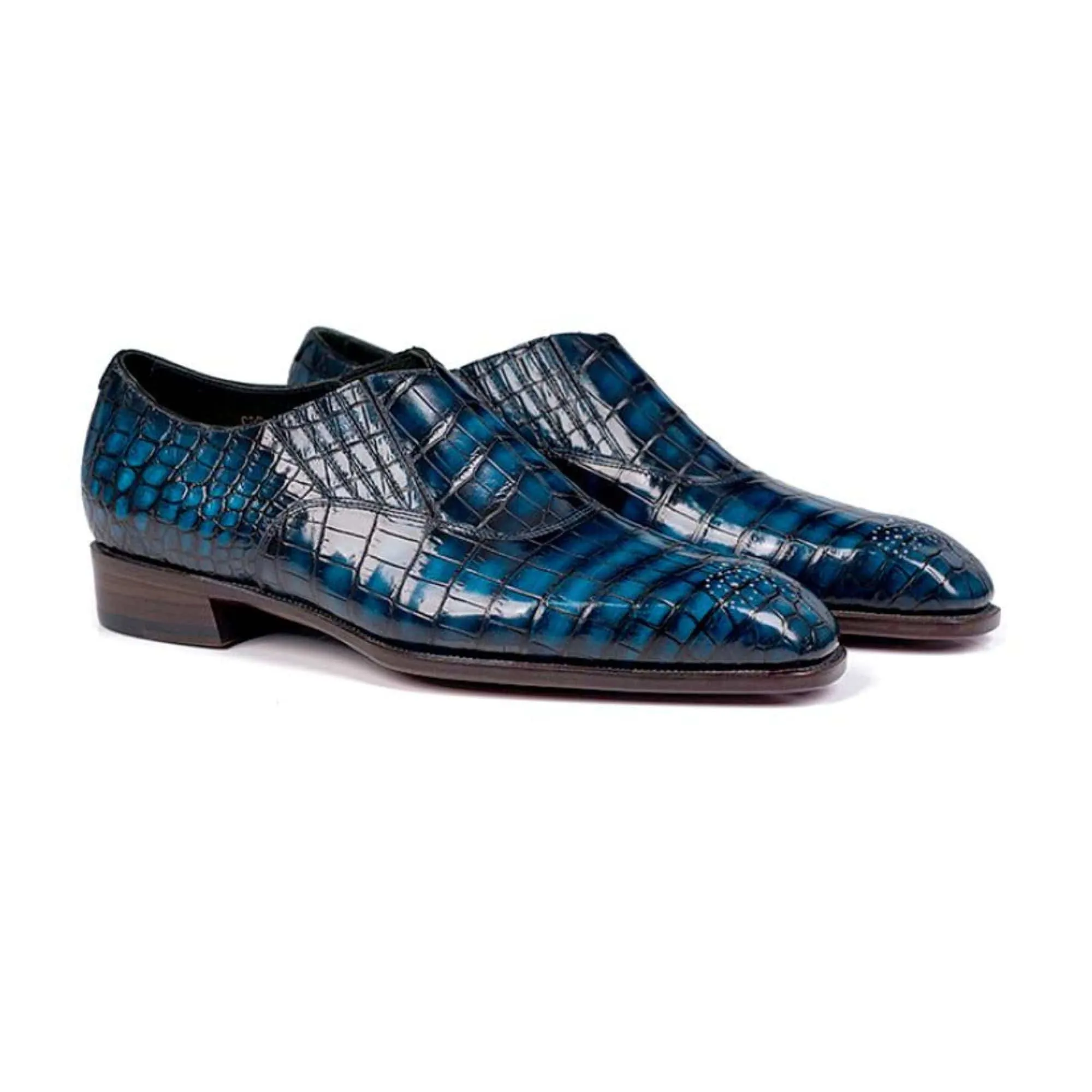 Handmade Custom Calf Leather Mens Loafers