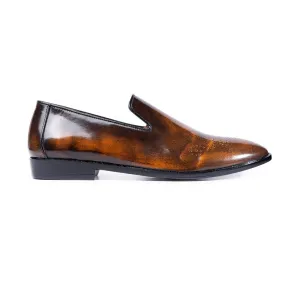 Handmade Custom Calf Leather Mens Loafers