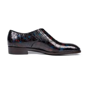 Handmade Custom Calf Leather Mens Loafers