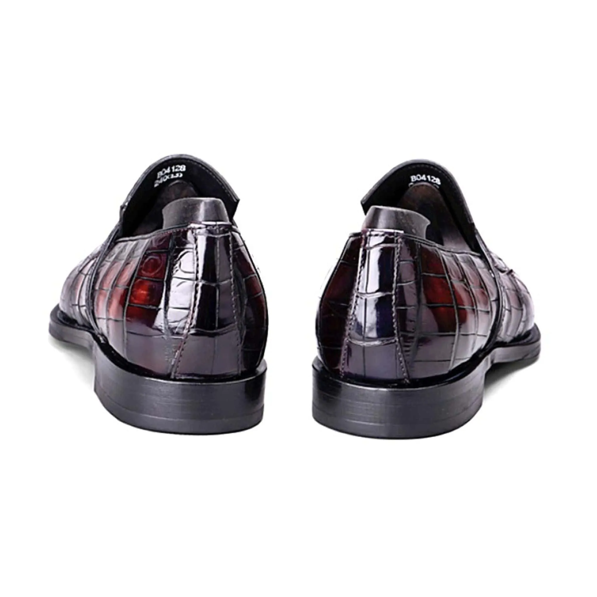 Handmade Custom Calf Leather Mens Loafers