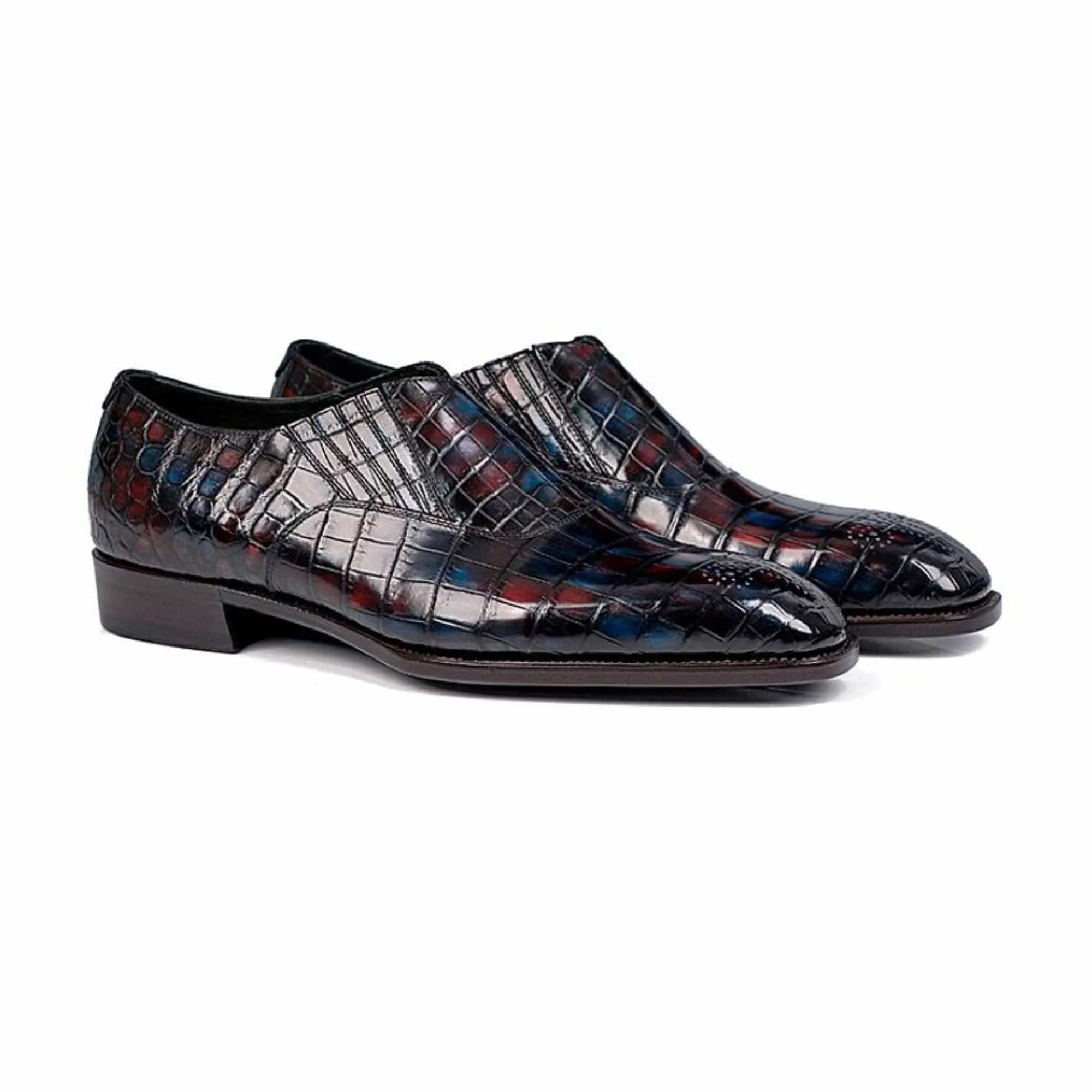 Handmade Custom Calf Leather Mens Loafers