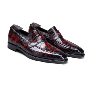 Handmade Custom Calf Leather Mens Loafers