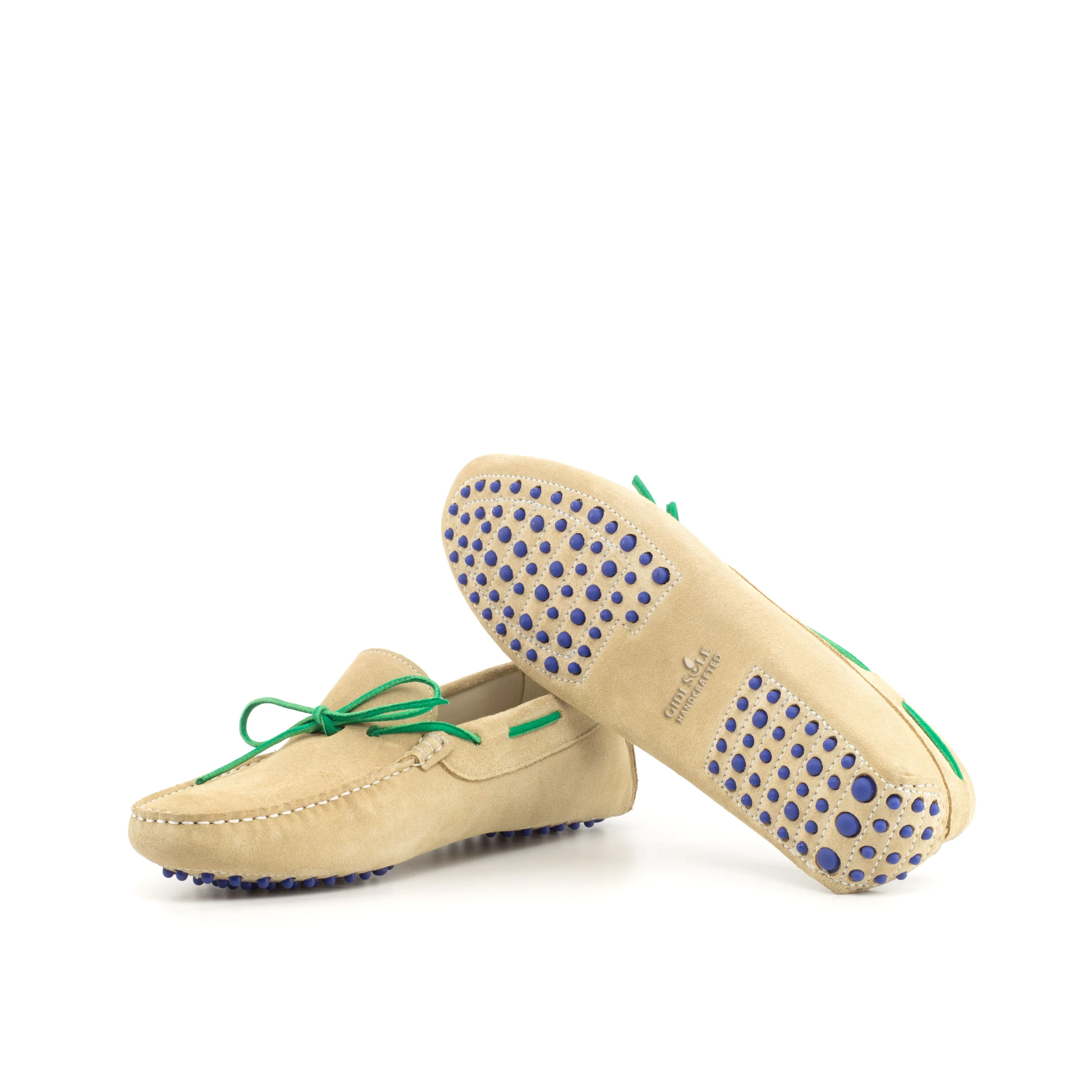Happy Driver - Calf Suede Camel