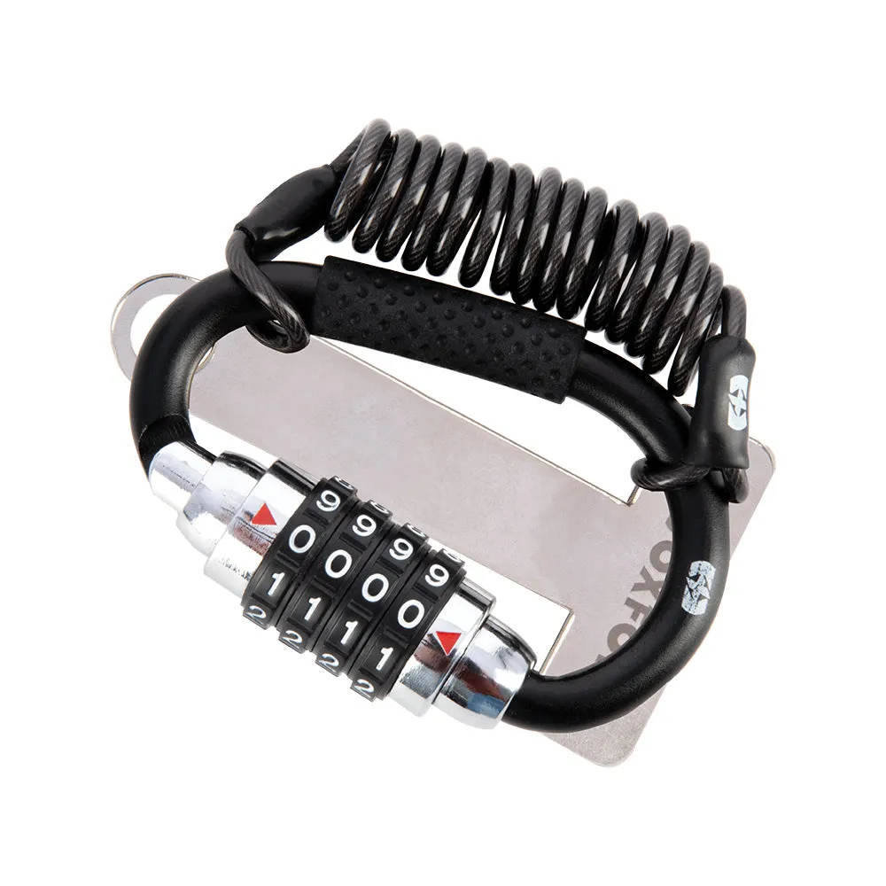 Helmet and Clothing Lock Oxford Lidlock, Black
