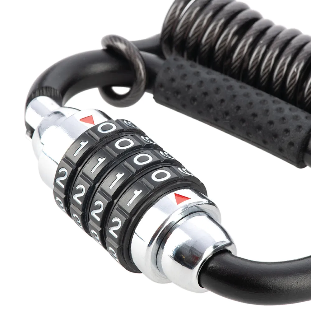 Helmet and Clothing Lock Oxford Lidlock, Black
