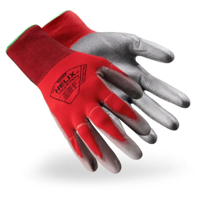 HexArmor 1033 Helix, 15-Gauge, Polyurethane Dip, Safety Finger Release, Cut A1