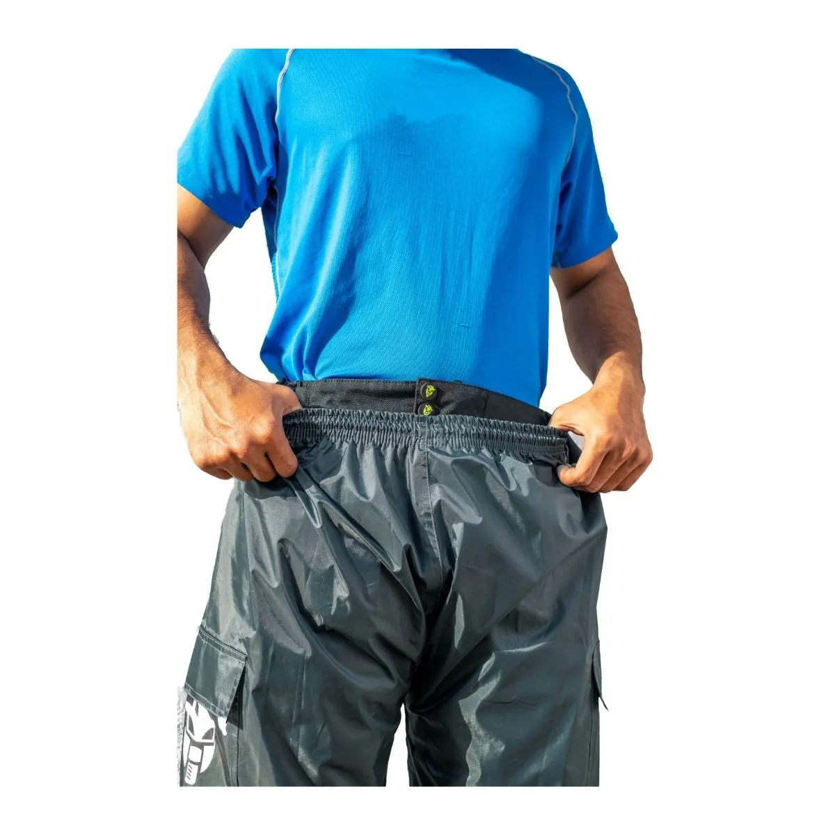 Hurricane TourPro Rain Overtrousers - Waterproof Pants with Cargo Pockets - Dark Grey