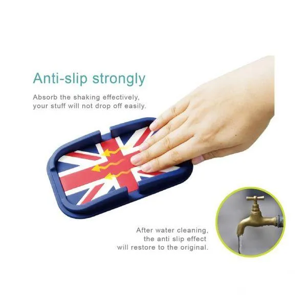 Hypersonic Durable Anti Slip Smart Phone Holder-Uk Flagblue