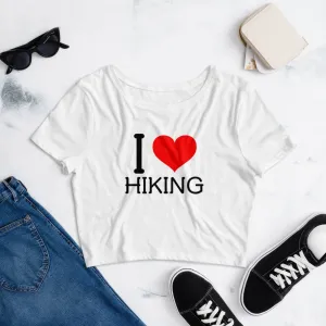 I LOVE HIKING CROP TOP