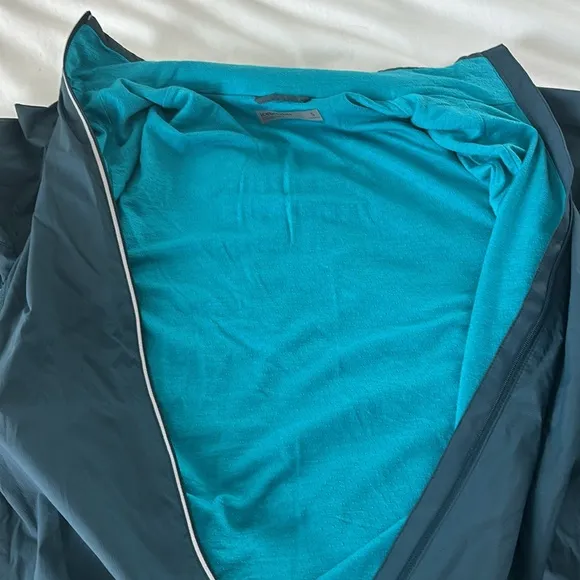 Icebreaker Cool-Lite Vented Full Zip Shell Jacket Small Women’s Navy