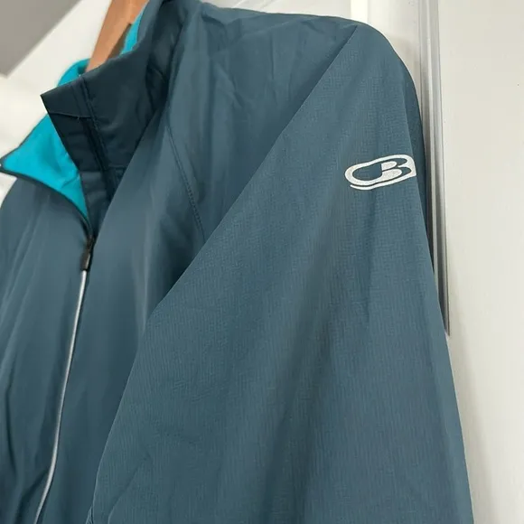 Icebreaker Cool-Lite Vented Full Zip Shell Jacket Small Women’s Navy