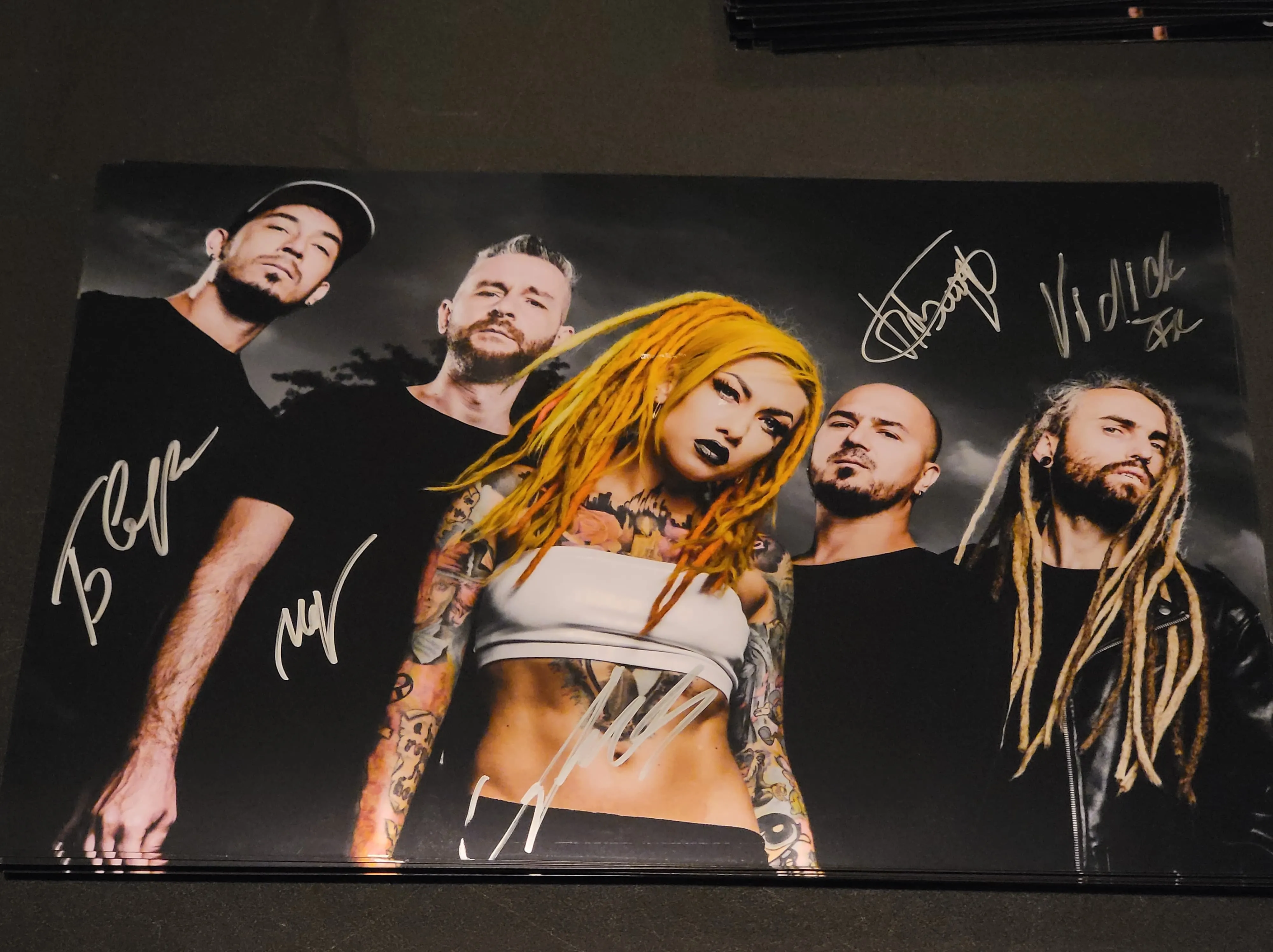 Infected Rain - Askew - Signed Limited Edition 8x12 Metallic Print