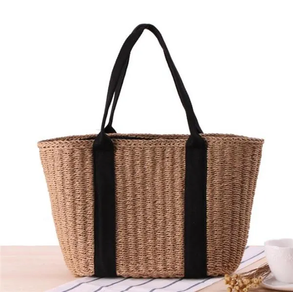 Island Straw Multi-Purpose Durable Tote Handbag