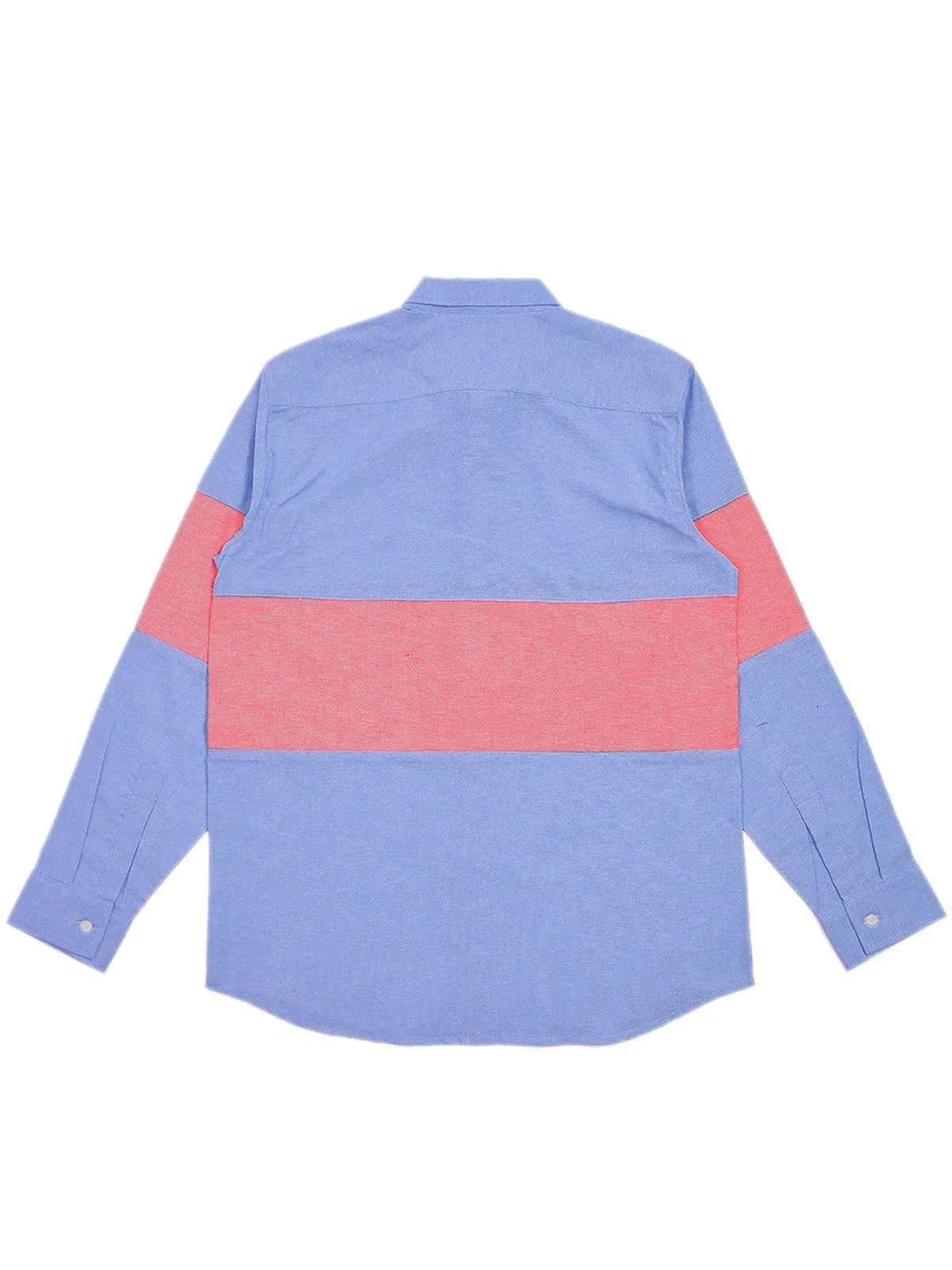 Jackhammer Oxford Panel Shirt Blue