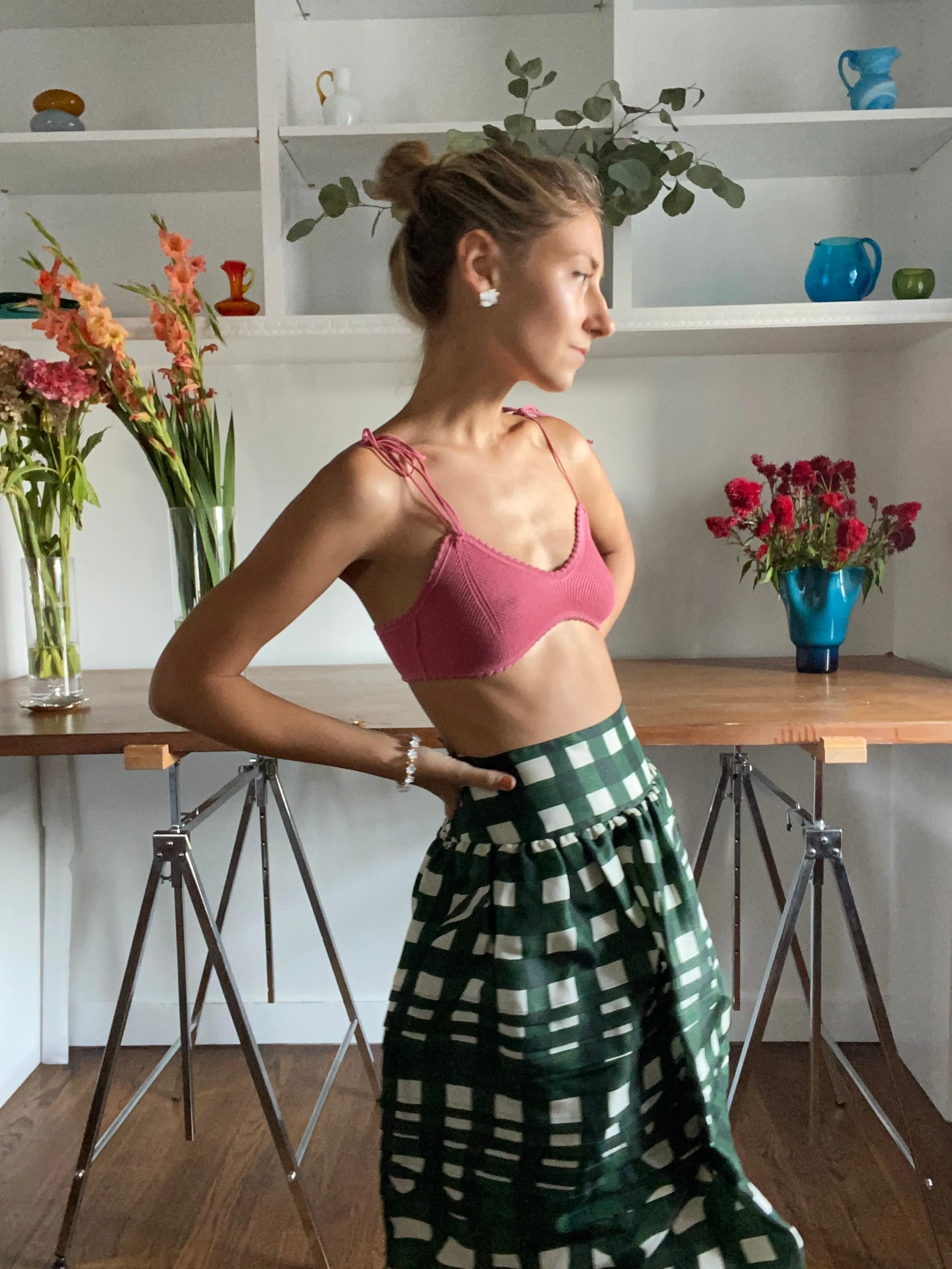 JENNY SCALLOPED BRALETTE IN WATERMELON-SUGAR-N'-SPICE