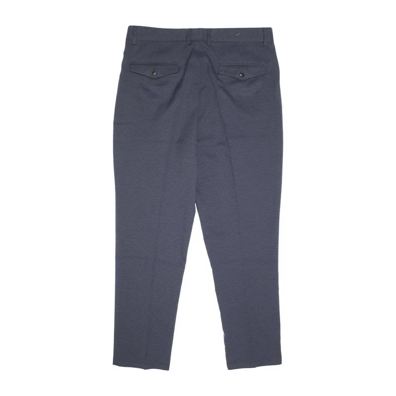 Jonathan D Joey Check Trousers - Oxford Blue