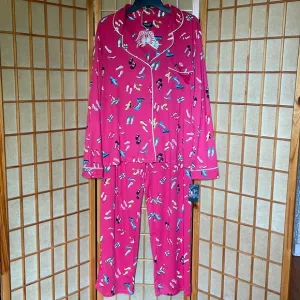 Kate Spade Pajamas 2 Piece Set Pink Party Shoes Pajamas