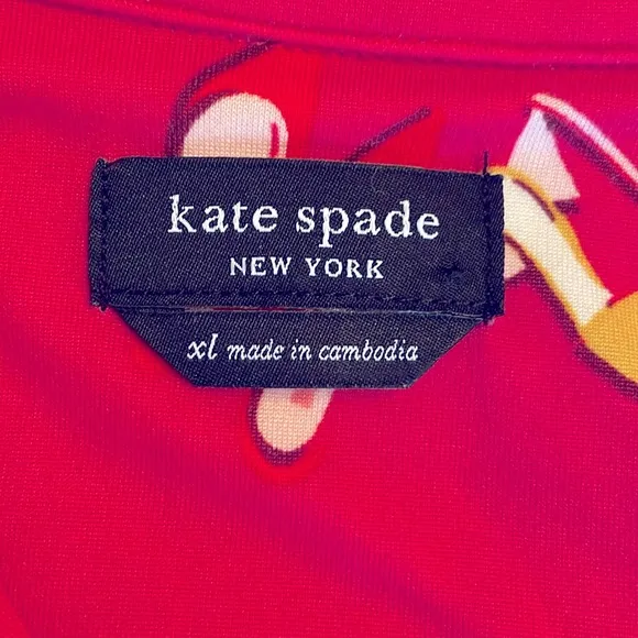 Kate Spade Pajamas 2 Piece Set Pink Party Shoes Pajamas