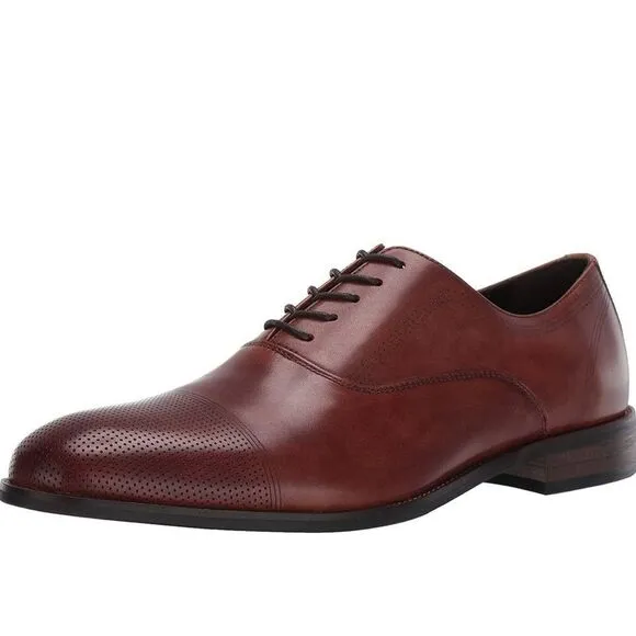 Kenneth Cole Reaction Jean LaceUp Men's Cognac sz8