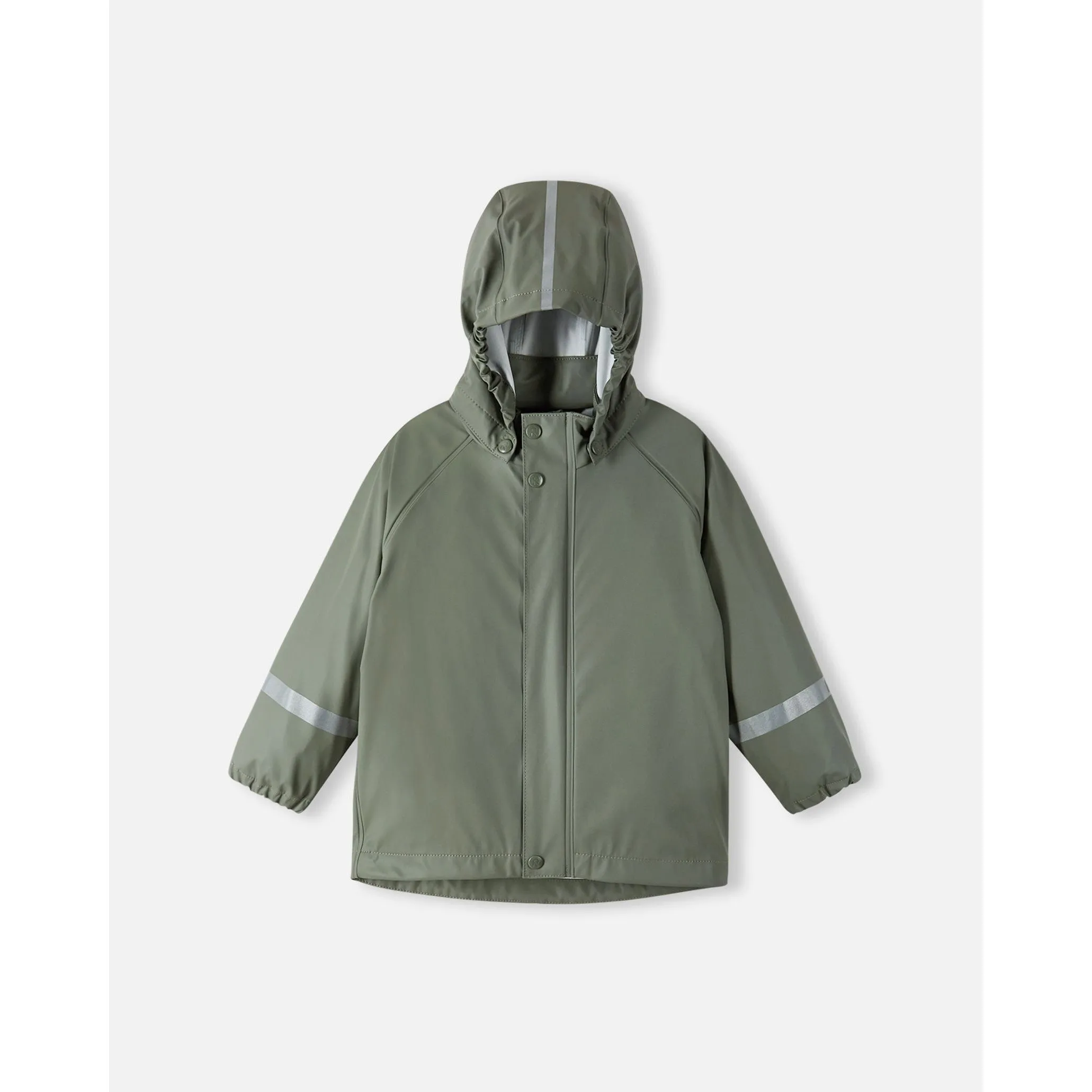 Lampi Waterproof Rain Coat - Greyish Green