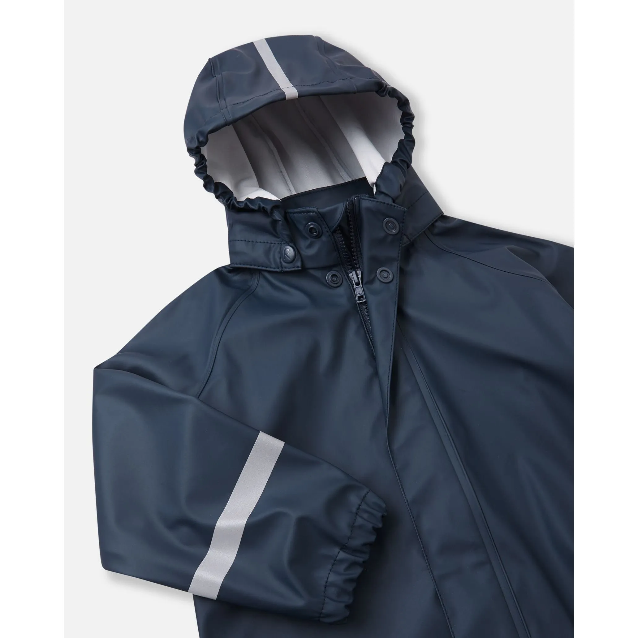 Lampi Waterproof Rain Coat - Navy